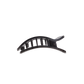 Teleties Flat Rectangle Hair Clip Small Jet Black