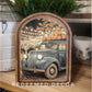 Arch Top Fall Truck Framed Art   : 6x8"