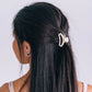 Teleties Open Hair Clip | Tiny | Almond