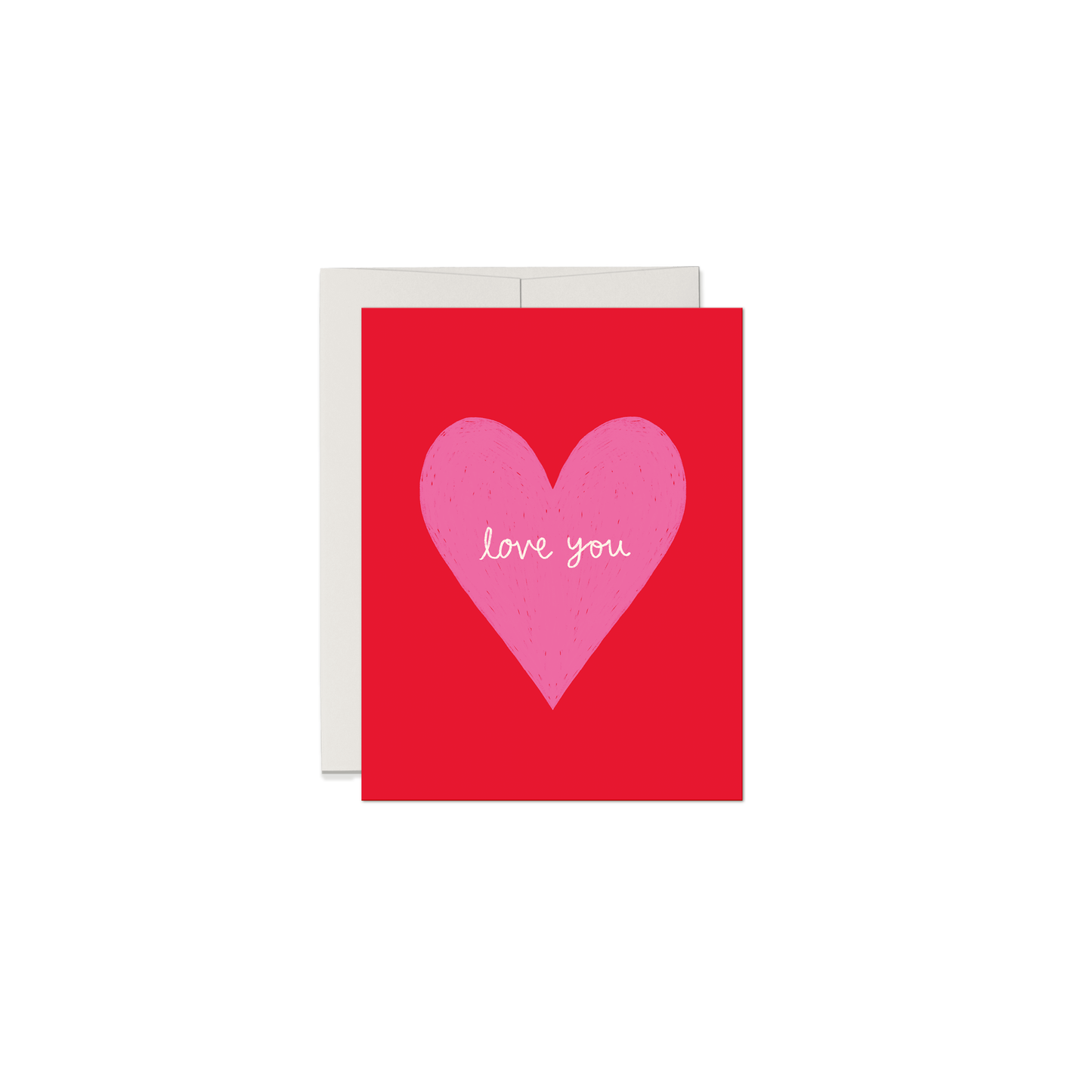 Love You Heart Greeting Card