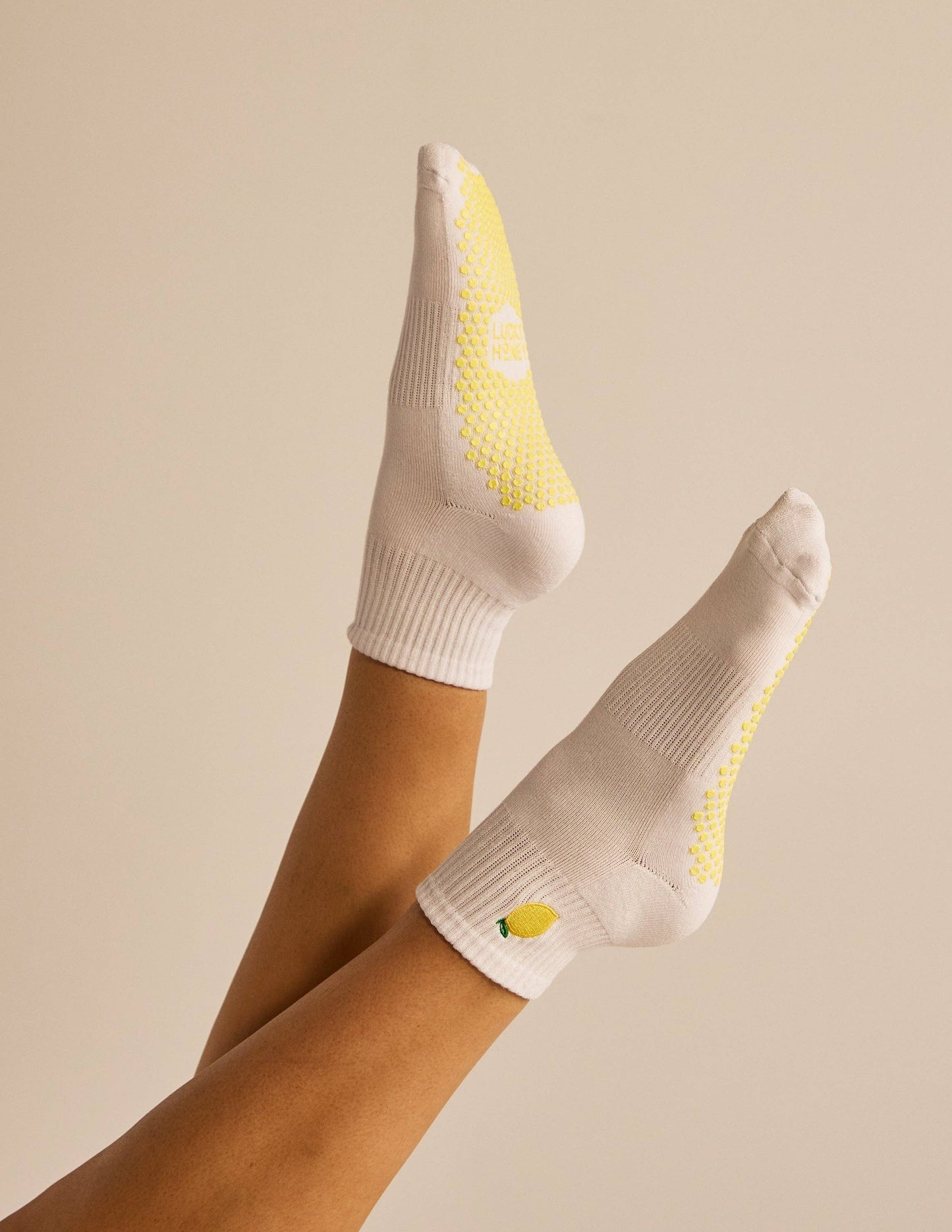 The Harlow Grip Sock: Cherries