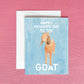 Happy Father's Day to the GOAT | Greatest Dad Card