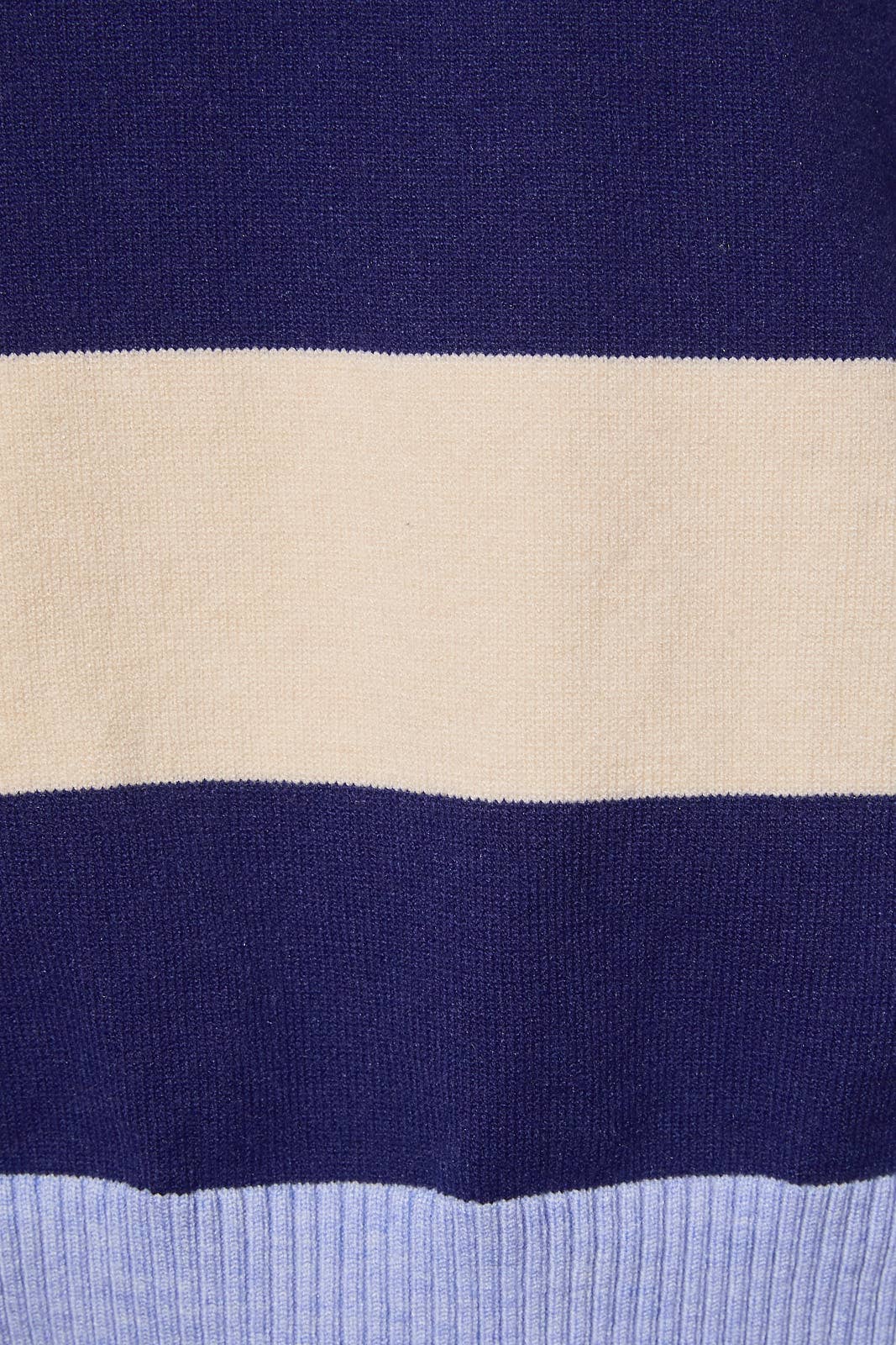 Round Neck Long Sleeve Stripe Sweater Top