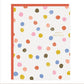 Birthday Confetti Dots Greeting Card