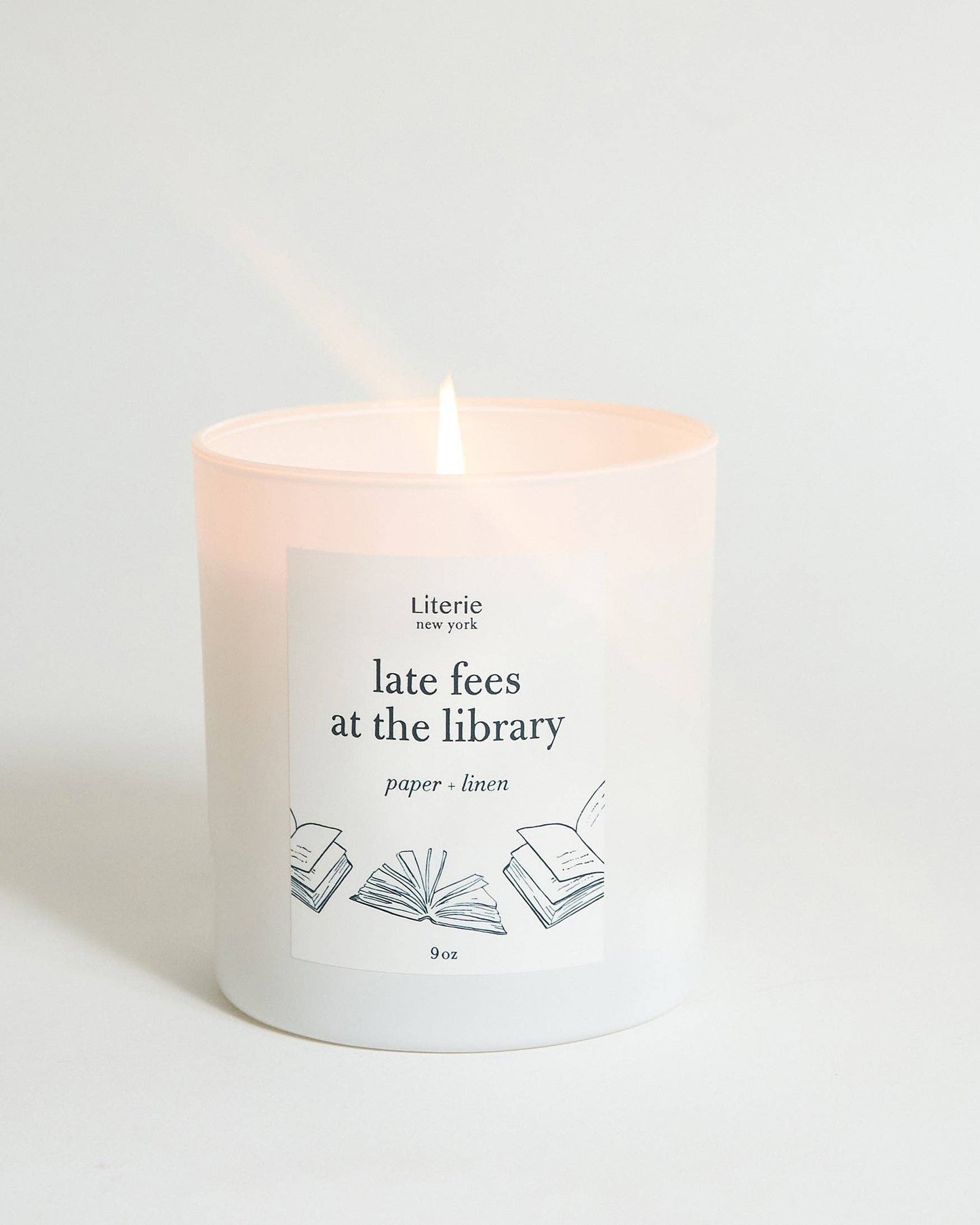 Late Fees at the Library Candle