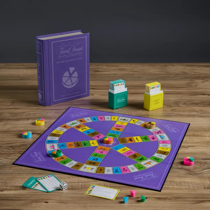 Trivial Pursuit Vintage Bookshelf Board Game