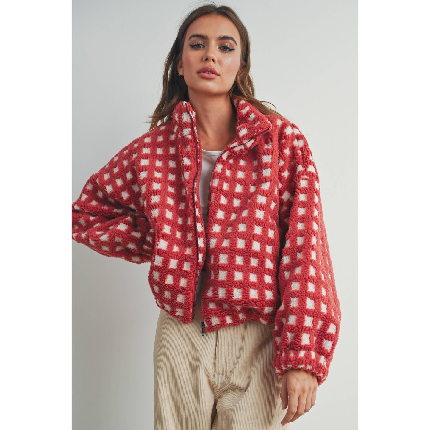 Fuzzy Sherpa Jacket