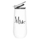 Mrs. Stainless Steel Champagne Tumbler