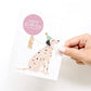 Happy Birthday Dalmatian Greeting Card