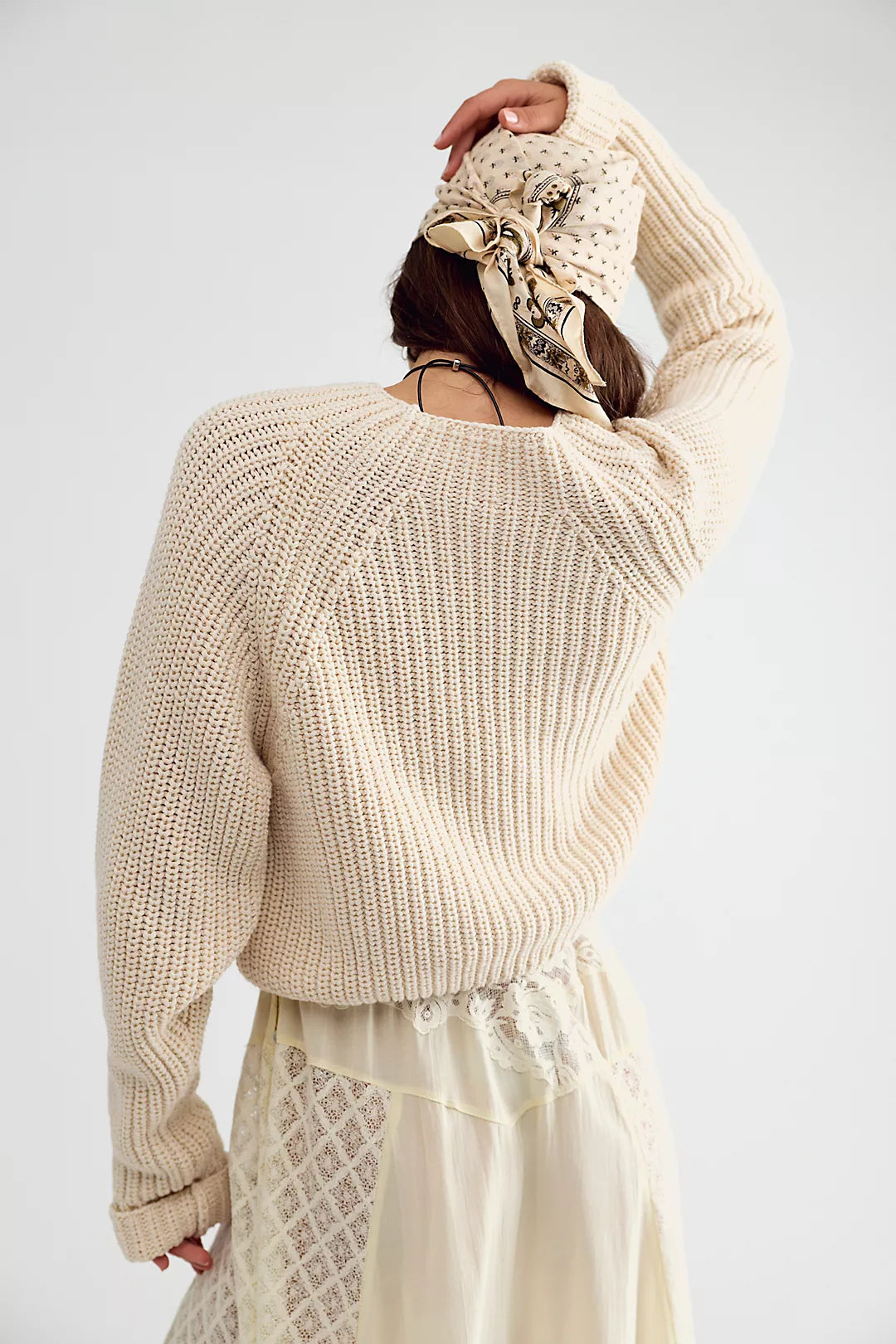 Free People Low Tide Knit Pullover
