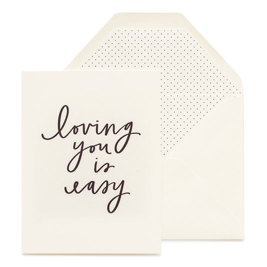 Loving You Is Easy