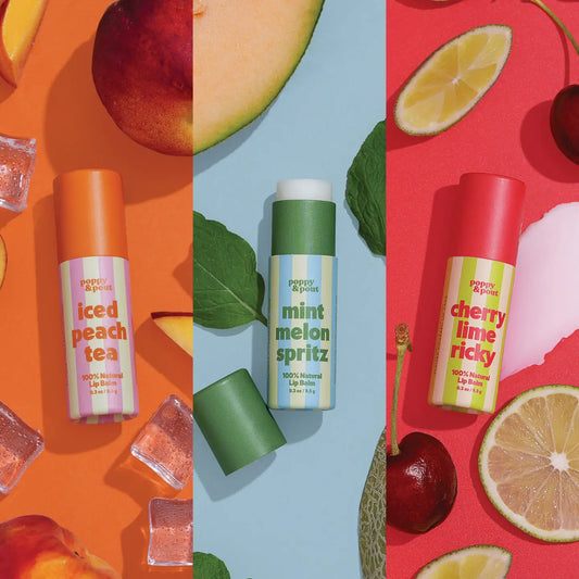Poppy & Pout Mint Melon Spritz Lip Balm