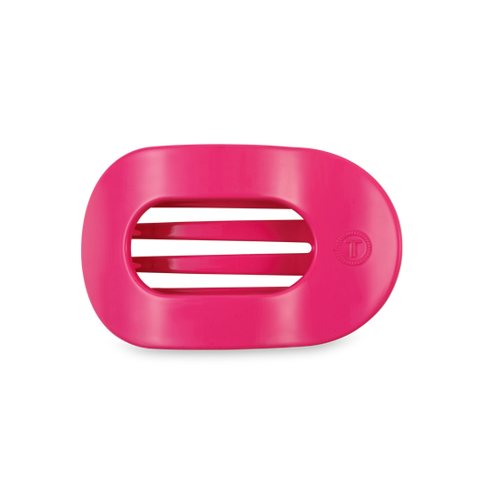 Teleties Flat Round Hair Clip Medium Tropical Punch