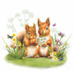 Little Squirrels Beverage Napkins