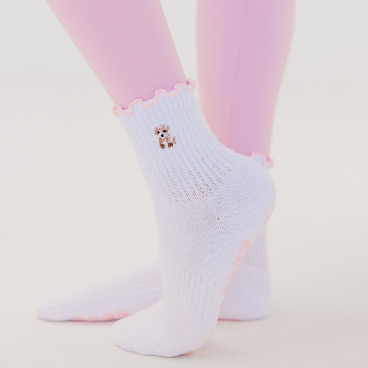 Poodle Grip Socks