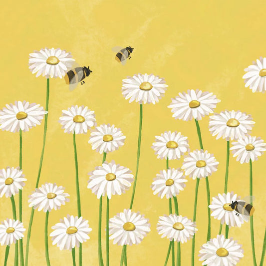 Bees & Flowers Beverage Napkins