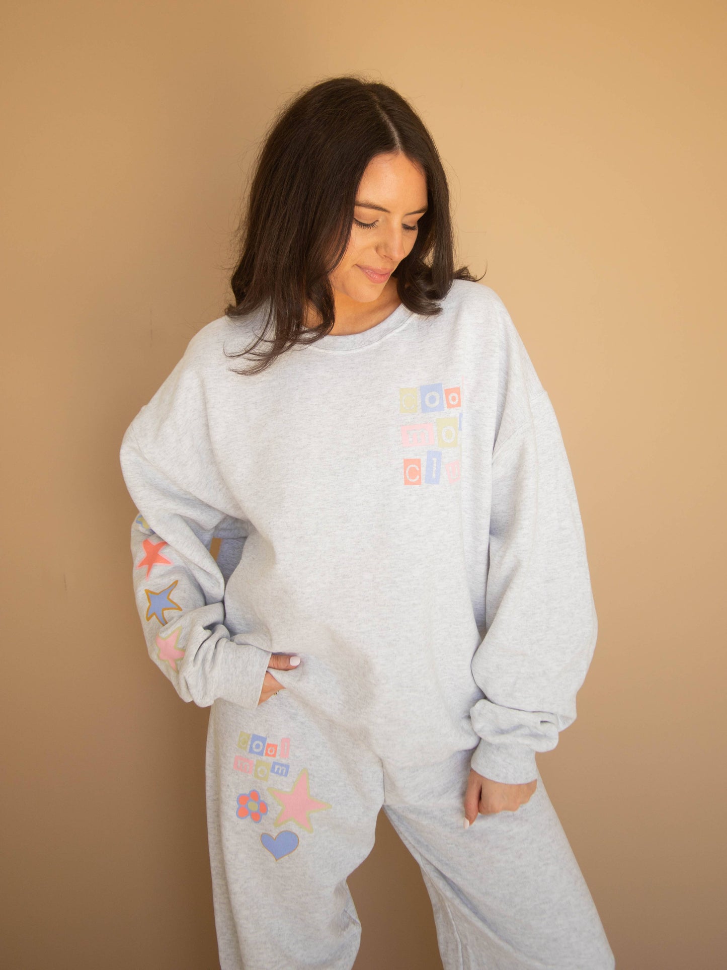 Friday + Saturday Cool Mom Club Sweatshirt