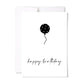 Birthday Balloon | Minimalist Birthday Card: Single Card