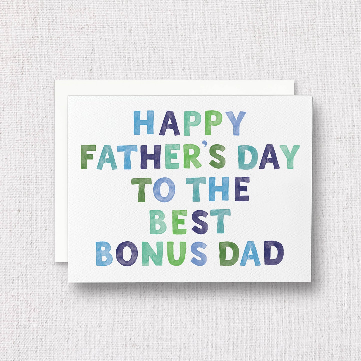 Bonus Dad Father's Day Greeting Card | Step Dad Card