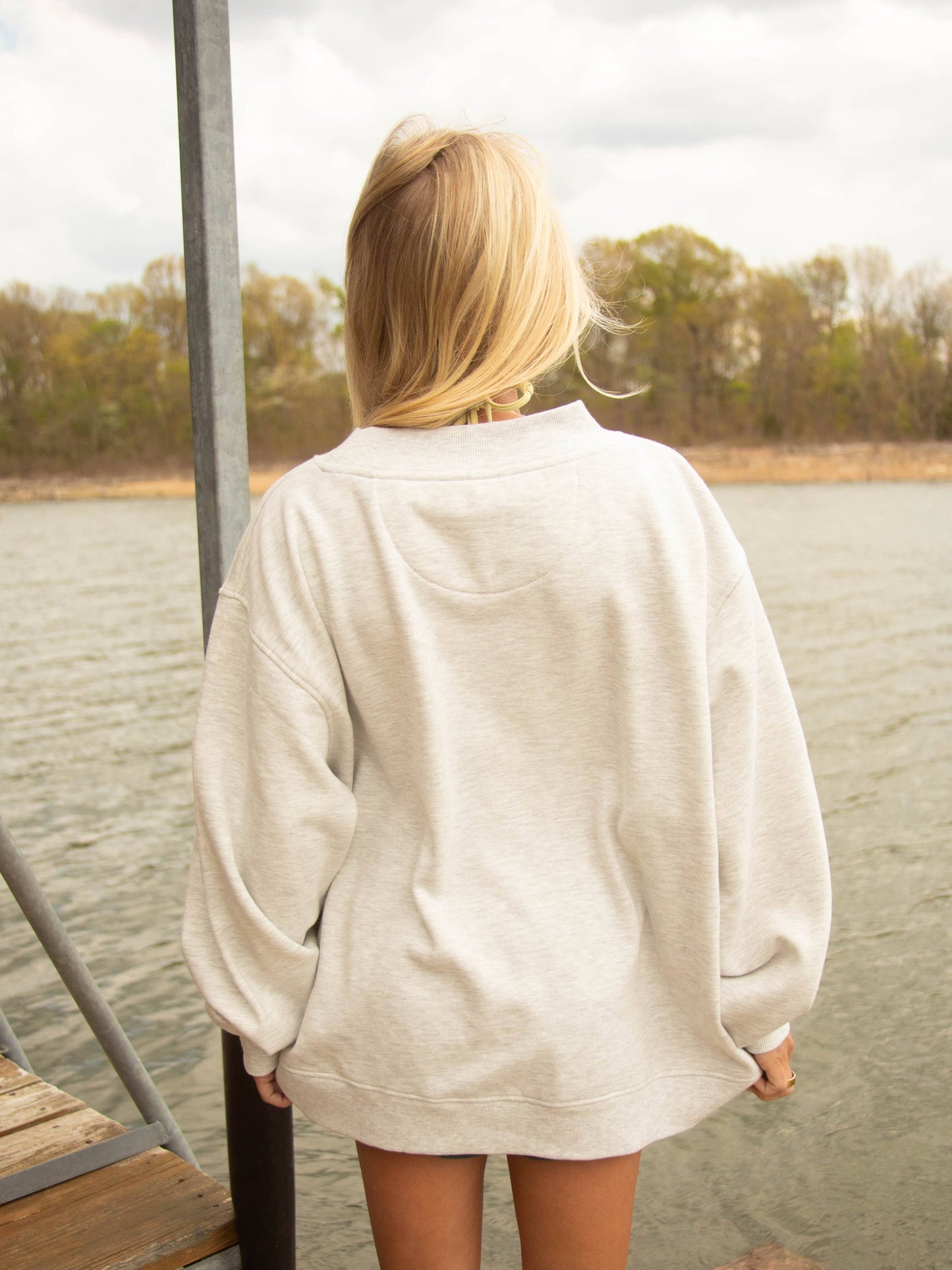 Charlie Southern Lake Day Mockneck Sweater