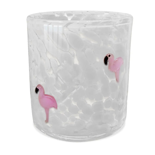Pink Flamingo 12oz Confetti Candle
