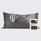 Kitsch Satin King Pillowcase Charcoal