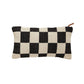 Mudpie Lumbar Dhurrie Checkered Pillow