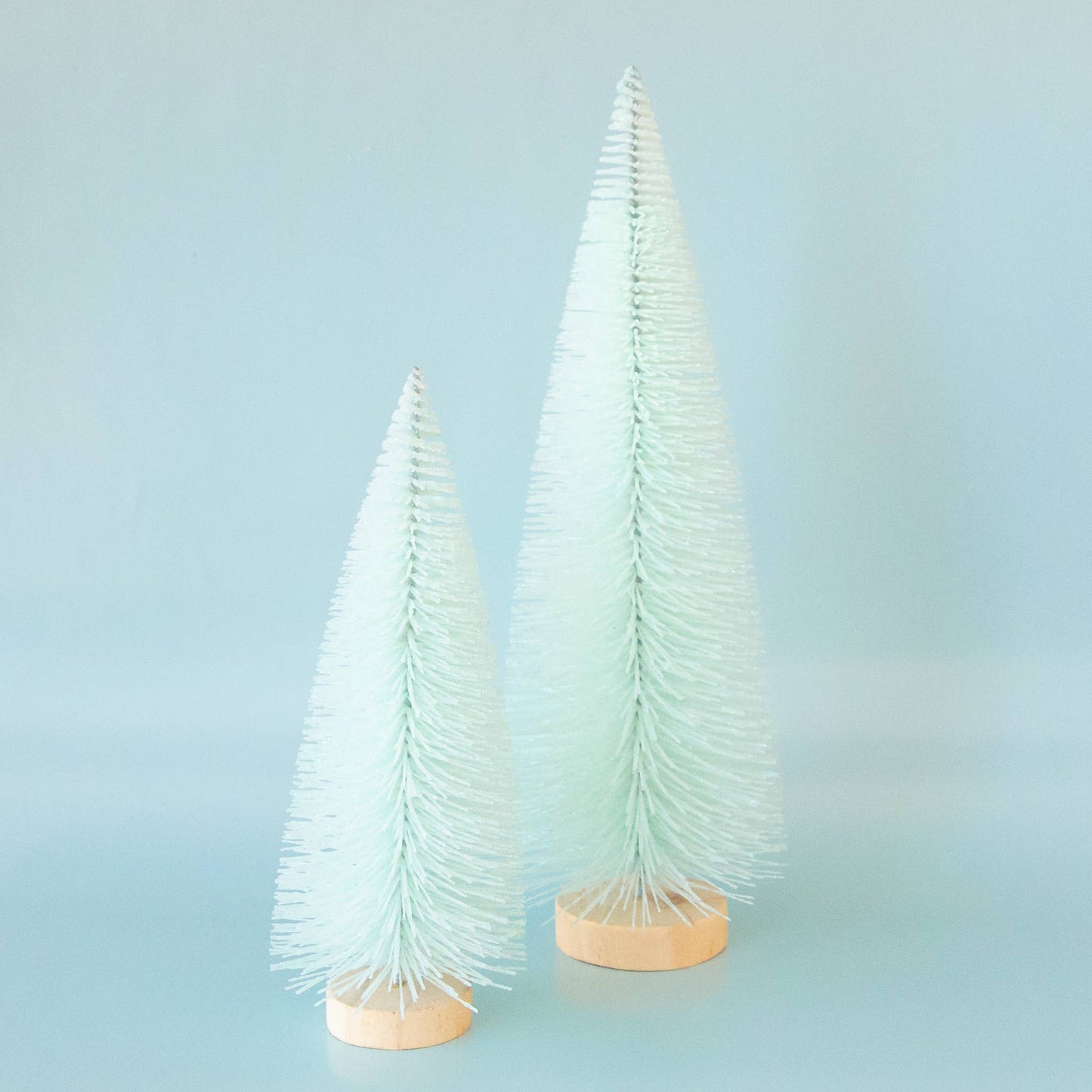 Bottle Brush Tree | Mint | Sparkle Christmas Tree: 13"