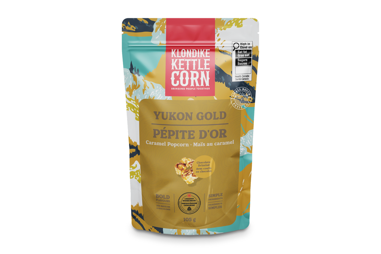 Yukon Gold Chocolate Drizzled Caramel Corn: Regular