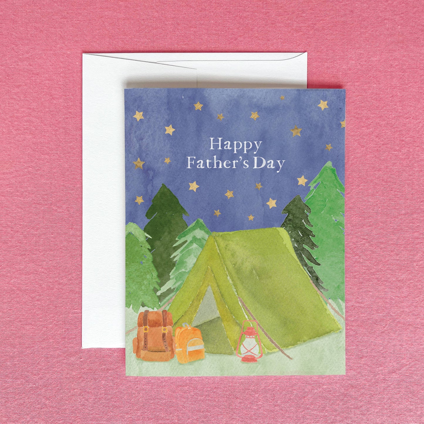Camping Father's Day Greeting Card