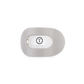 Round Flat Hair Clip | Small | Silver Flames