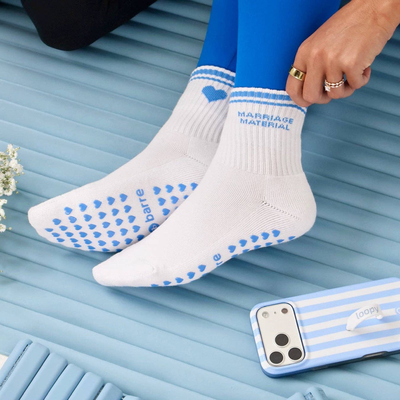 Marriage Material Grip Socks