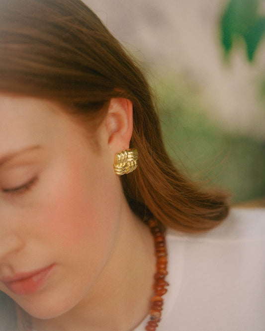 Lavender and Grace Suede Earrings