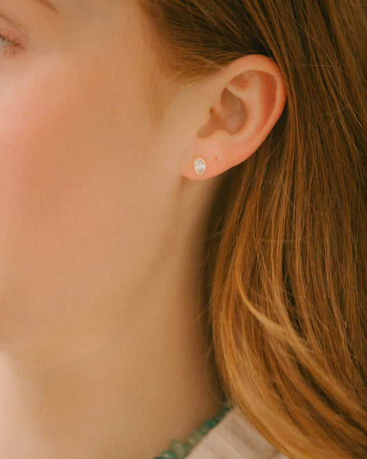Lavender and Grace Champagne Studs