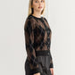 Brunette The Label Little Sister Argyle Cardigan