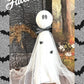 Rustic Primitive Halloween Draping Ghost
