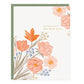 Born Flowers Birthday Greeting Card