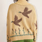 Duck Knit Zip Cardigan