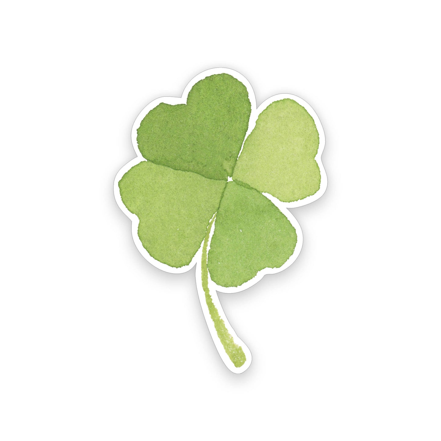 Four-leaf Clover Sticker | Lucky Clover Sticker | 2" x 1.5"