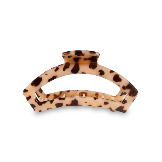 Teleties Open Hair Clip Medium Blonde Tortoise