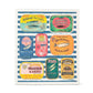 Sardine Tine On Stripes Dish Cloth
