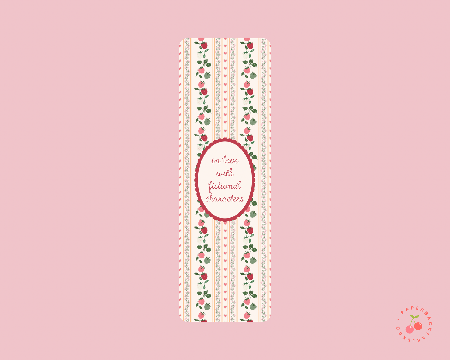In Love With Fictional Characters - Bookmark