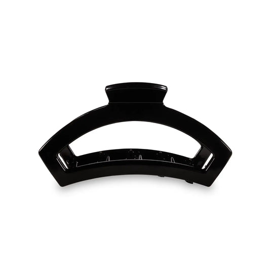 Teleties Open Hair Clip | Medium | Jet Black