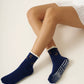 Croissant Ruffle Grip Sock, Pilates Socks