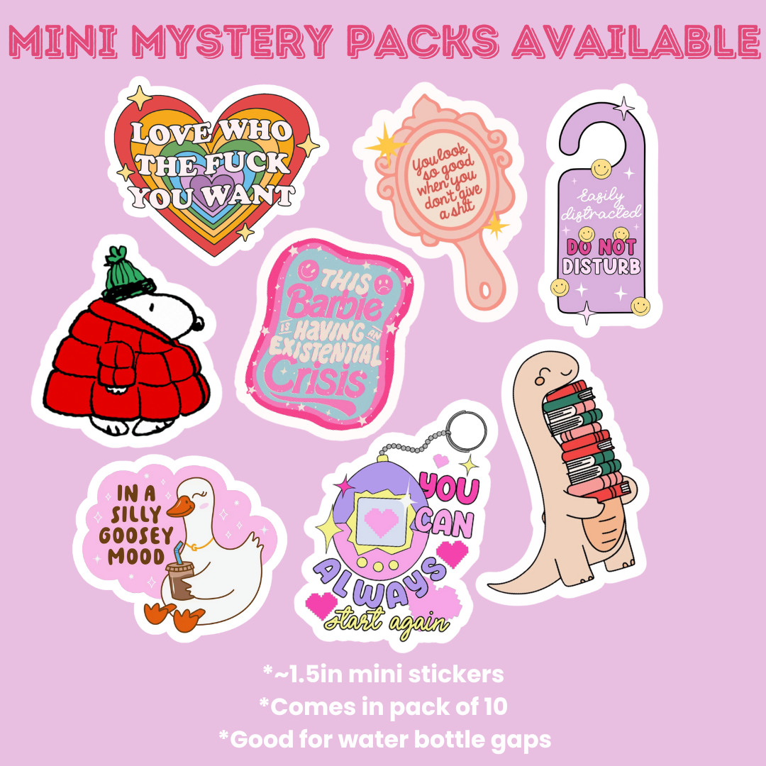 Please hesitate to reach out to me sticker, pink heart