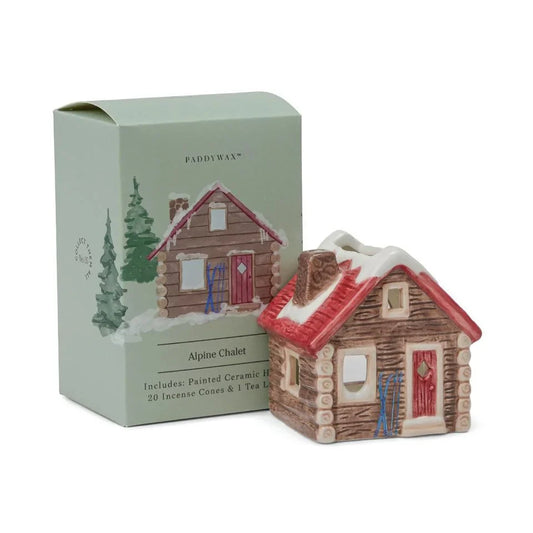 Paddywax Alpine Chalet Style Incense and Tea Light Holder