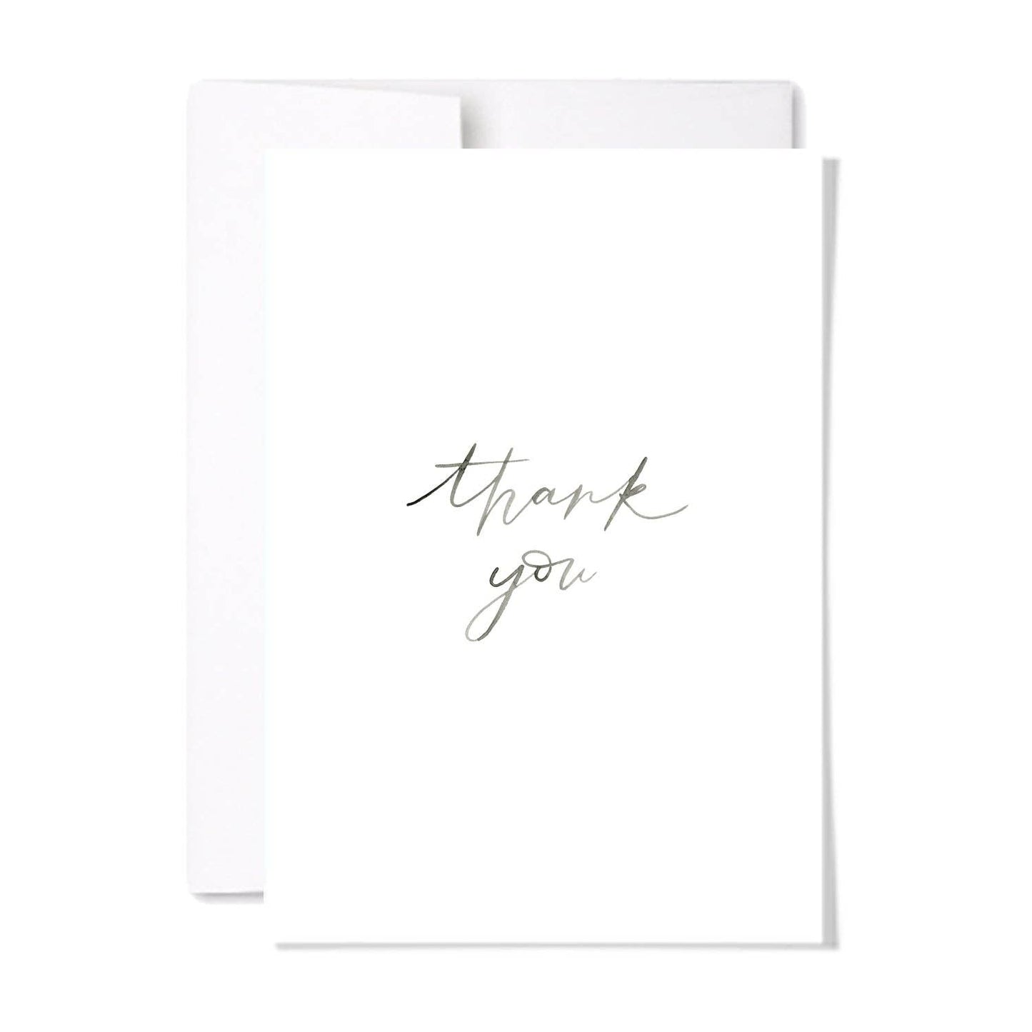 Thank You | Handlettered Watercolour Thank You Card: Single Card