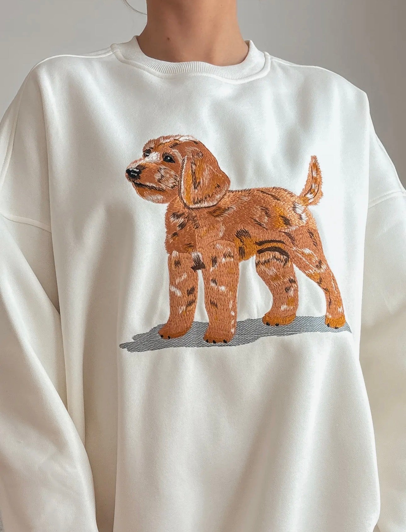 Goldendoodle Embroidered Sweatshirt