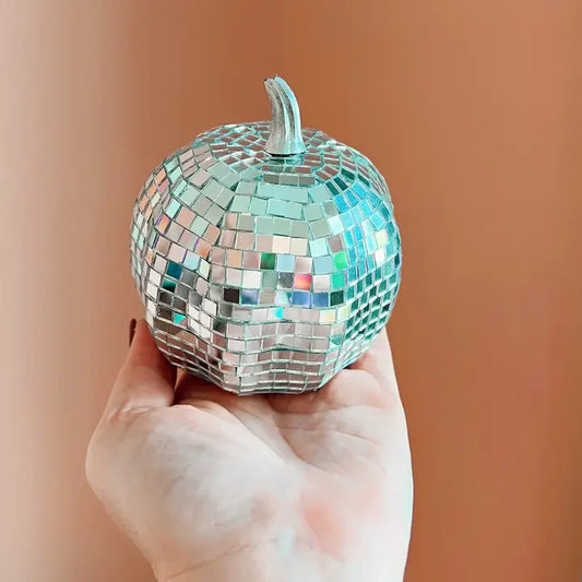 Medium Silver Disco Pumpkin