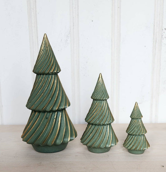 Concrete Christmas Trees - Spruce Small Twirly